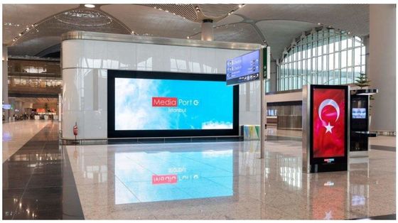 Großbildschirm-Antierschütterungs-der digitalen Beschilderung LED des Flughafen-Gebrauchs-LED Schirm-Shenzhen-Fabrik