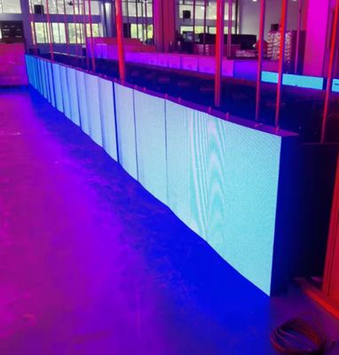 Kurven-Eisen-Kabinett-Sport der im Freien, der LED annonciert, zeigt Fabrik der hohen Helligkeits-P10 960mm*960mm Shenzhen an
