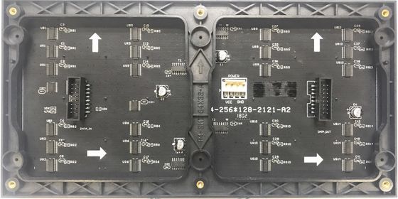 P4 HD SMD Leistungsaufnahmen-Shenzhen-Fabrik des LED-Anzeigen-Modul-256*128mm Werbungsallee-250W/㎡