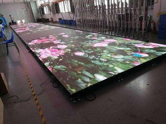 Stadiums-Anzeige P4.81 hochfeste LED Dance Floor täfelt 500mmx1000mm IP54 Shenzhen Fabrik